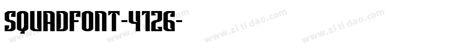SquadFont-41z6字体转换