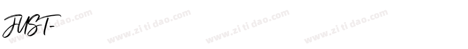 JUST字体转换