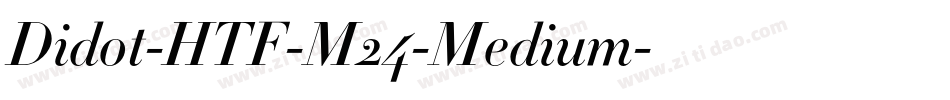 Didot-HTF-M24-Medium字体转换