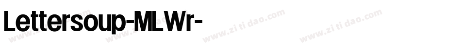 Lettersoup-MLWr字体转换