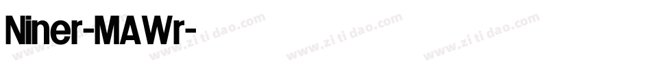 Niner-MAWr字体转换