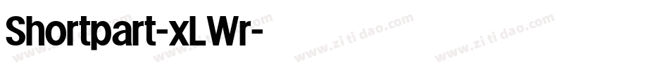Shortpart-xLWr字体转换 Shortpart-xLWr字体转换