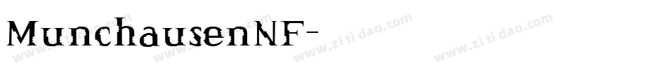 MunchausenNF字体转换