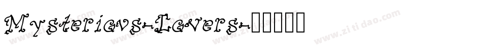 Mysterious-Lovers字体转换