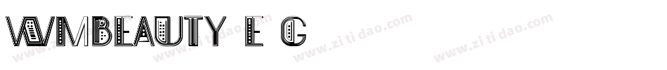 Wmbeauty1-E90g字体转换