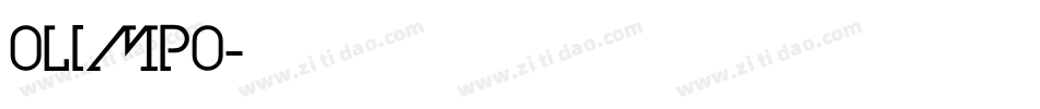 Olimpo字体转换