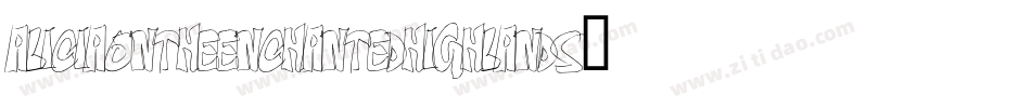 AliciaOnTheEnchantedHighlands-v5qE字体转换