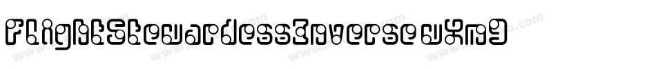 FlightStewardessInverse-wXm9字体转换