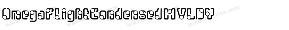 OmegaFlightCondensed-MVLDY字体转换