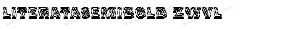 LiterataSemibold-zWvl字体转换