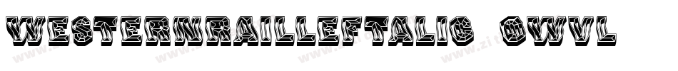 WesternRailLeftalic-2OWvl字体转换