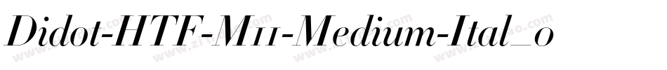 Didot-HTF-M11-Medium-Ital_0手机版字体转换