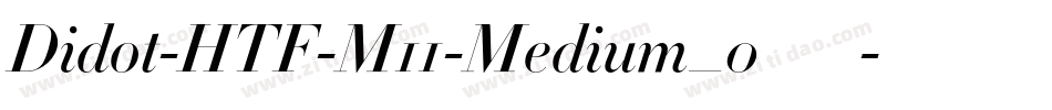 Didot-HTF-M11-Medium_0手机版字体转换