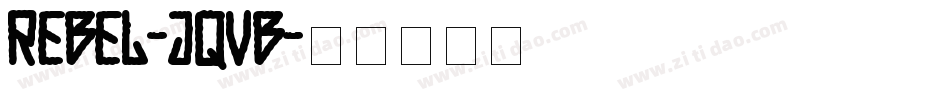 Rebel-JqVB字体转换