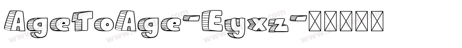 AgeToAge-Eyxz字体转换