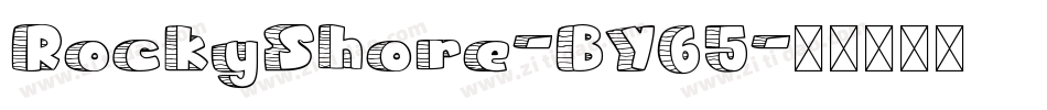 RockyShore-BY65字体转换