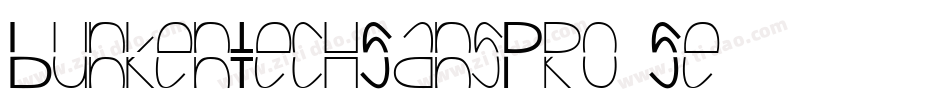 BunkenTechSansPro-Se字体转换