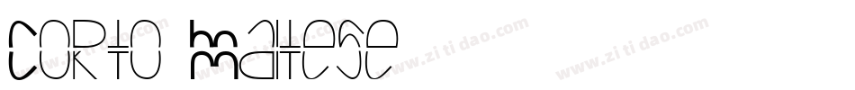 Corto-Maltese字体转换