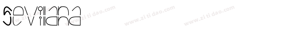 Sevillana生成器字体转换