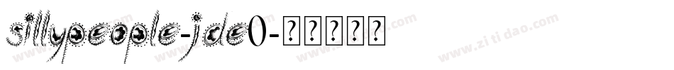 SillyPeople-jdE0字体转换