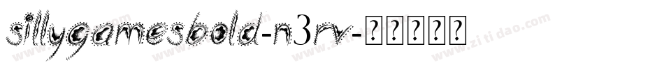 SillygamesBold-n3rV字体转换