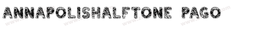 AnnapolisHalftone-pAgO字体转换