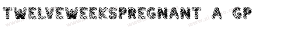 TwelveWeeksPregnant-A0gp字体转换