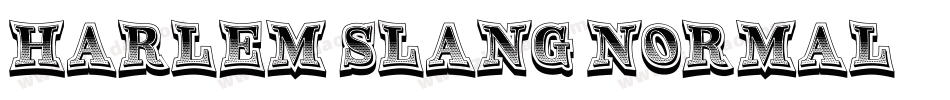 Harlem-Slang-Normal字体转换