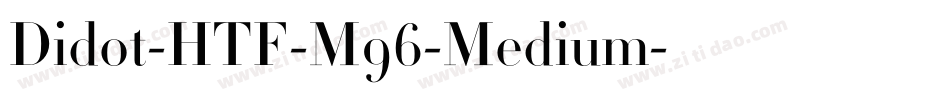 Didot-HTF-M96-Medium字体转换