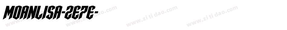 Moanlisa-2e7e字体转换