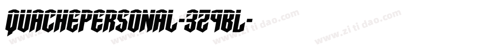 Quachepersonal-3z9BL字体转换