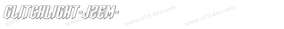 GlitchLight-j2EM字体转换