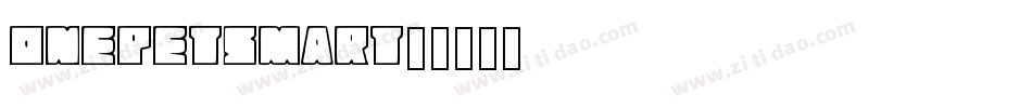 onepetsmart字体转换