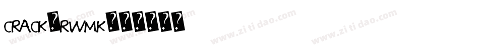 Crack-rwMK字体转换