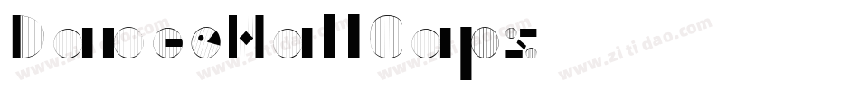 DanceHallCaps字体转换