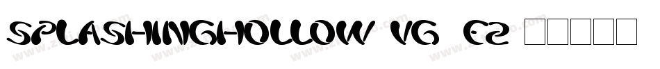 SplashingHollow-VG4Ez字体转换