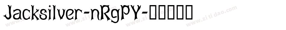 Jacksilver-nRgPY字体转换