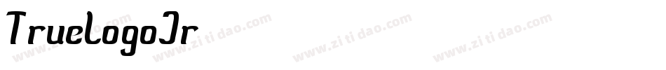 TrueLogoJr字体转换