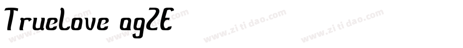 TrueLove-agZE字体转换