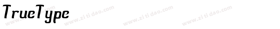 TrueType字体字体转换