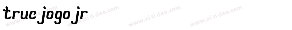 truejogojr字体转换