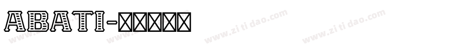ABATI字体转换