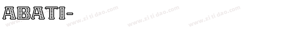 ABATI字体转换