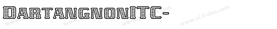 DartangnonITC字体转换