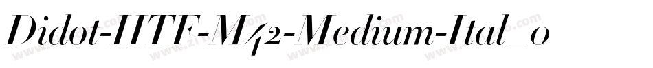 Didot-HTF-M42-Medium-Ital_0手机版字体转换