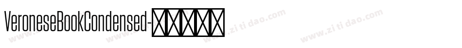 VeroneseBookCondensed字体转换