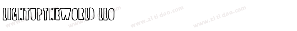 LightUpTheWorld-lLo0字体转换