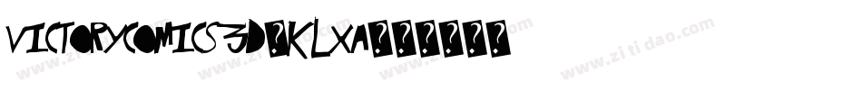 VictoryComics3D-KLXA字体转换