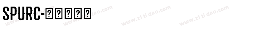 SPURC字体转换