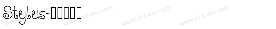 Stylus字体转换